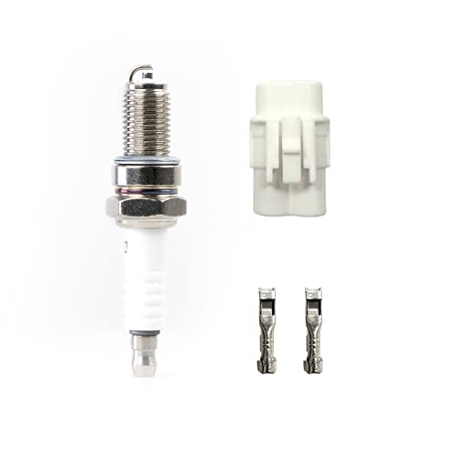 Ayiddue Igniter CDI Box Ignition Coil Spark Plug For Kawasaki Bayou 300 KLF300 KLF300B 1988-2004 KLF300C 1997-2004 21119-1369 21121-1049