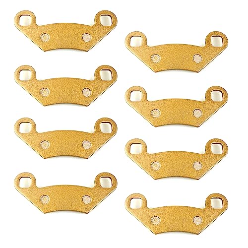 Ayiddue Brake Pad Calipers Front & Rear Sintered Brake Pads Kit For Polaris RZR 570 EPS 2012-2015 RZR 800 S EPS 2008-2014 2202412 2201398 1910333 1911197 2203318